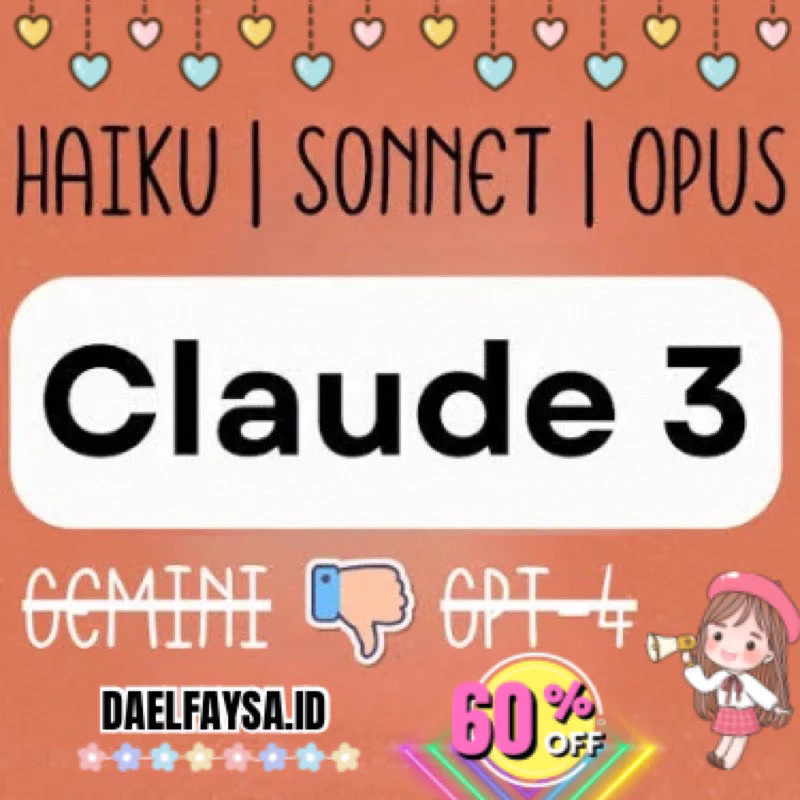 CLAUDE AI PRO PRIVATE SENDIRIAN SANGAT SEPI BANGET RESMI BERGARANSI MURAH 1 BULAN 30X LEBIH CANGGIH 