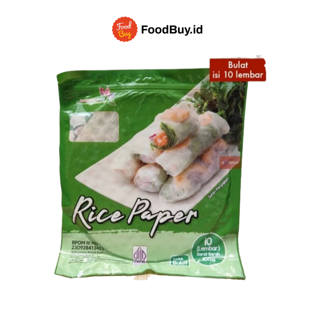 

JSF Rice Paper 10 Lembar 100gr