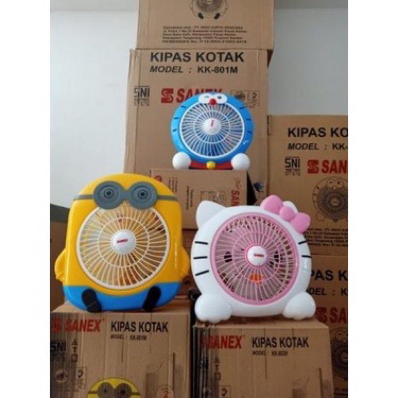Kipas Angin Meja Karakter SANEX 8 Inch