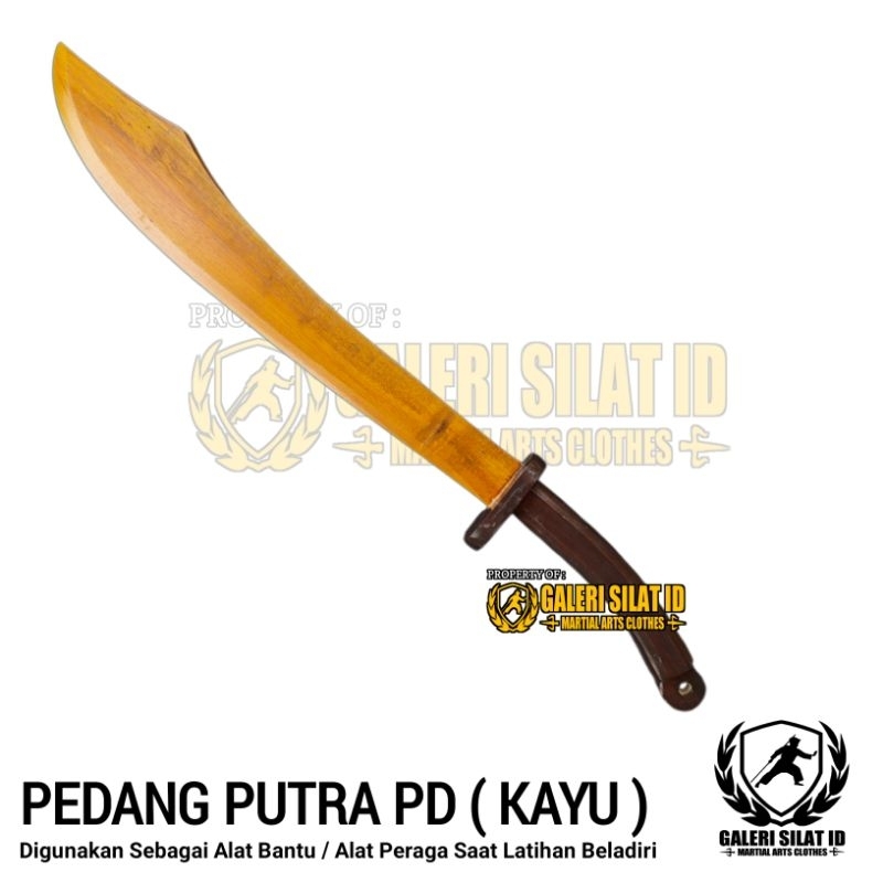 Pedang Putra Perisai Diri Kayu - Pedang Naga PD Putera Kayu Premium