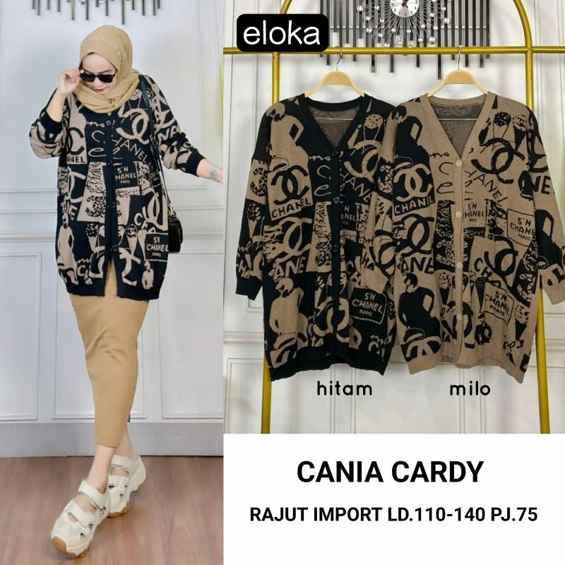 CARDIGAN WANITA JUMBO/CANIA/CARDIGAN WANITA RAJUT IMPORT JUMBO LD 140 CM FIT XXXL
