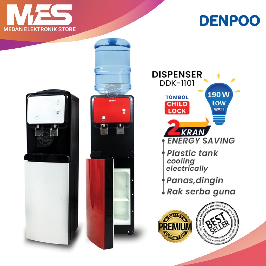( NEW ) Dispenser Galon Atas Low Watt DDK 1101