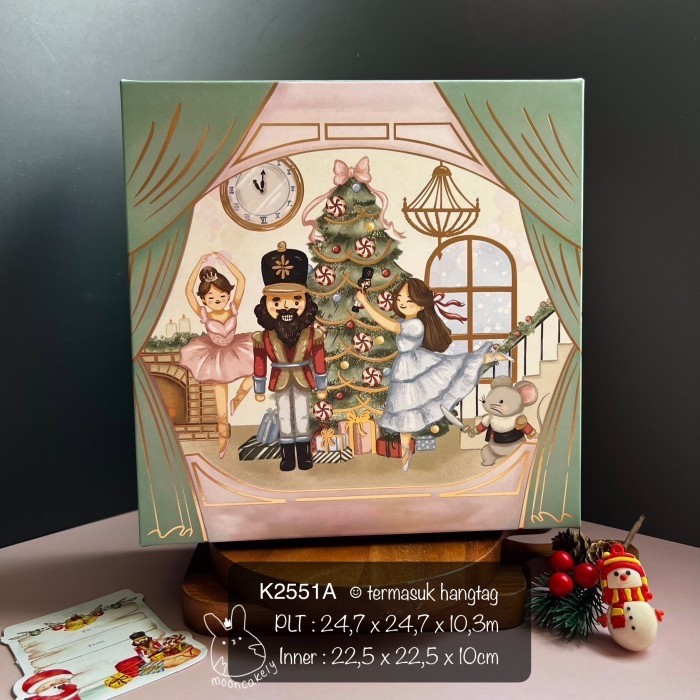 

(5pcs) Kotak Natal K2551 dus/ Merry Christmas Box