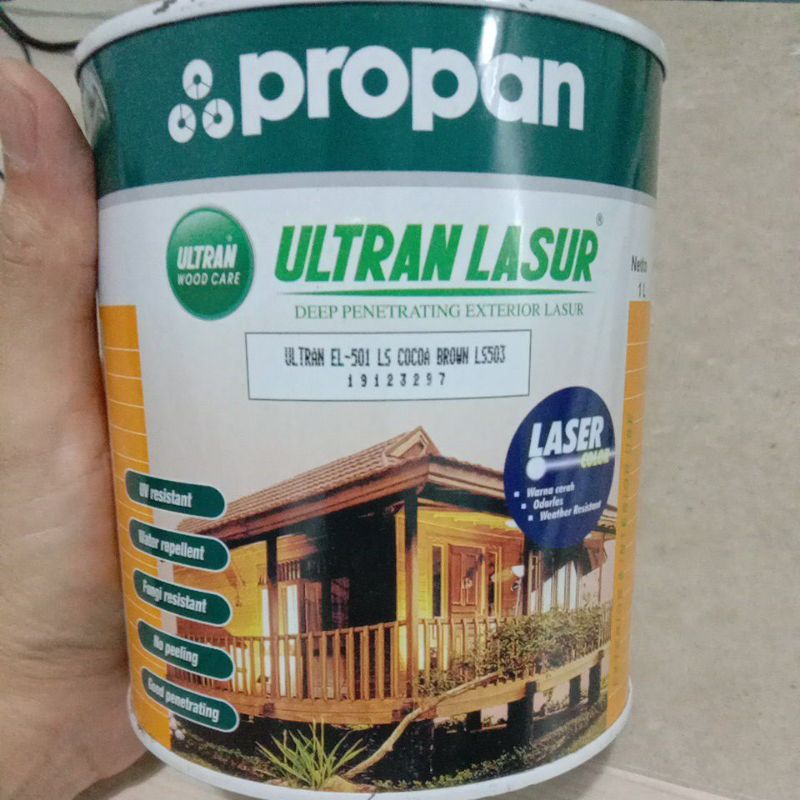 PROPAN ULTRAN LASUR cat pelapis finishing kayu (plitur kayu)