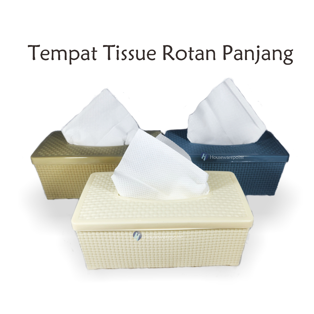 3 pcs Tempat Tissue panjang /Tempat tissue plastik / Tempat Tissue plastik/ Kotak tissue (TEMPAT TIS