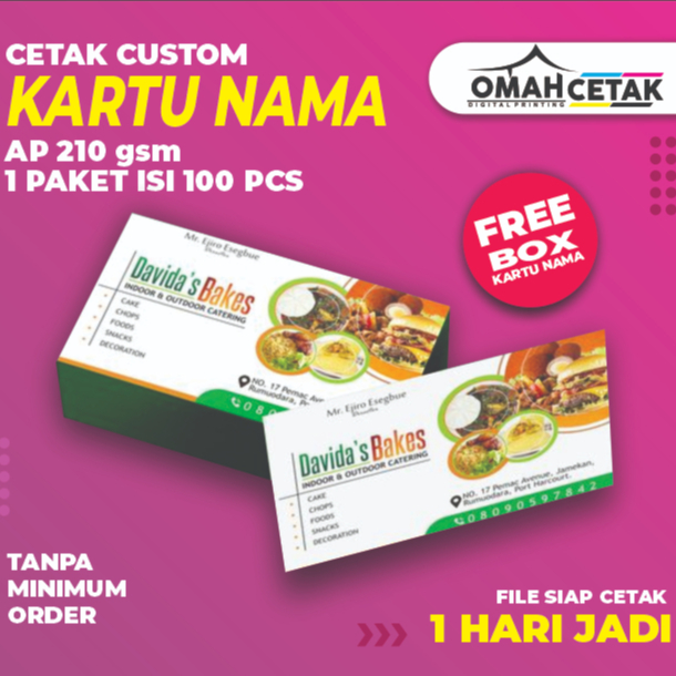

KARTU NAMA FREE BOX (ISI 100PCS)