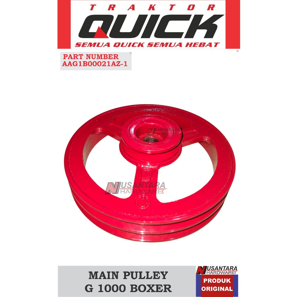 main pulley g 1000 boxer,puly utama traktor g 1000 boxer,puli utama traktor,spare part traktor quick