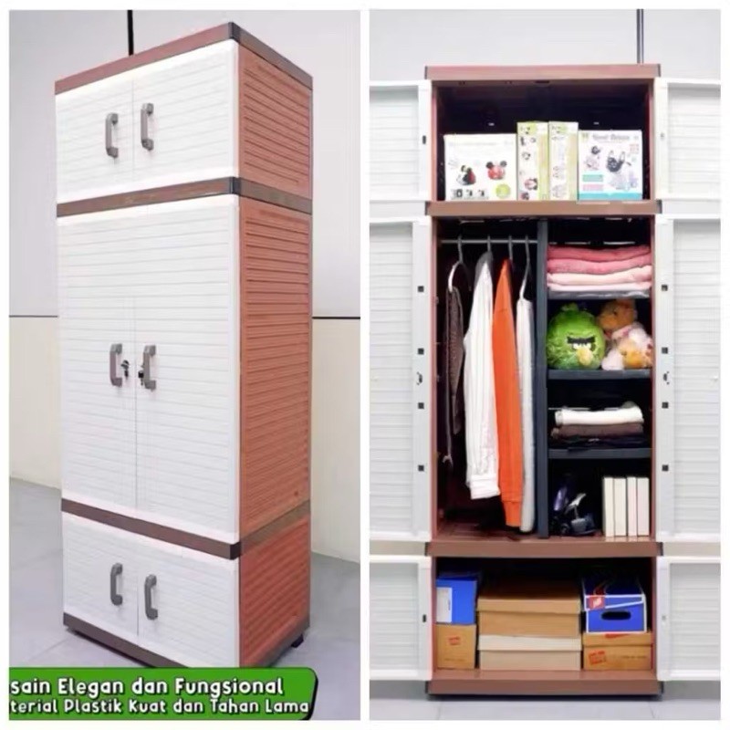 CARGO - LC Plus Club - Lemari Plastik Gantung JUMBO KUNCI / Lemari Plastik Club MInimalis / Lemari P