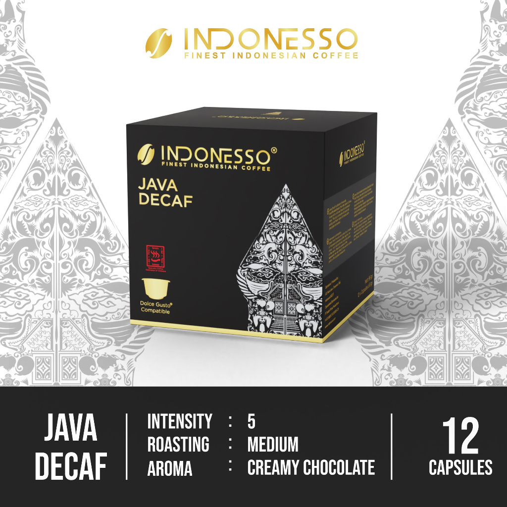 

INDONESSO Coffee Capsules Compatible with Nescaf Dolce Gusto Machines / Kopi Kapsul