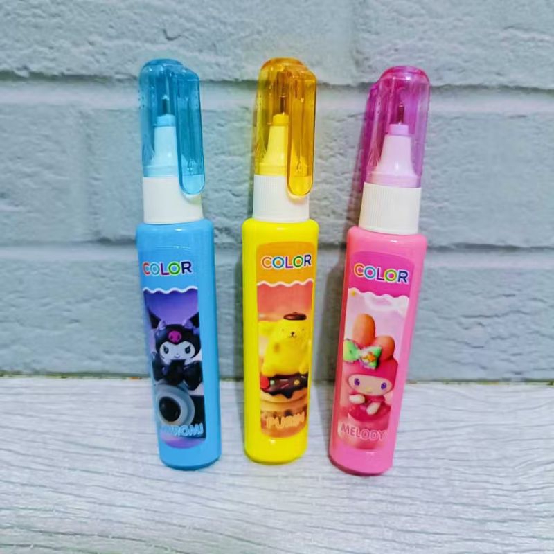 

TIP EX BOTOL CAIR SANRIO / TIP EX PENGHAPUS TINTA PEN