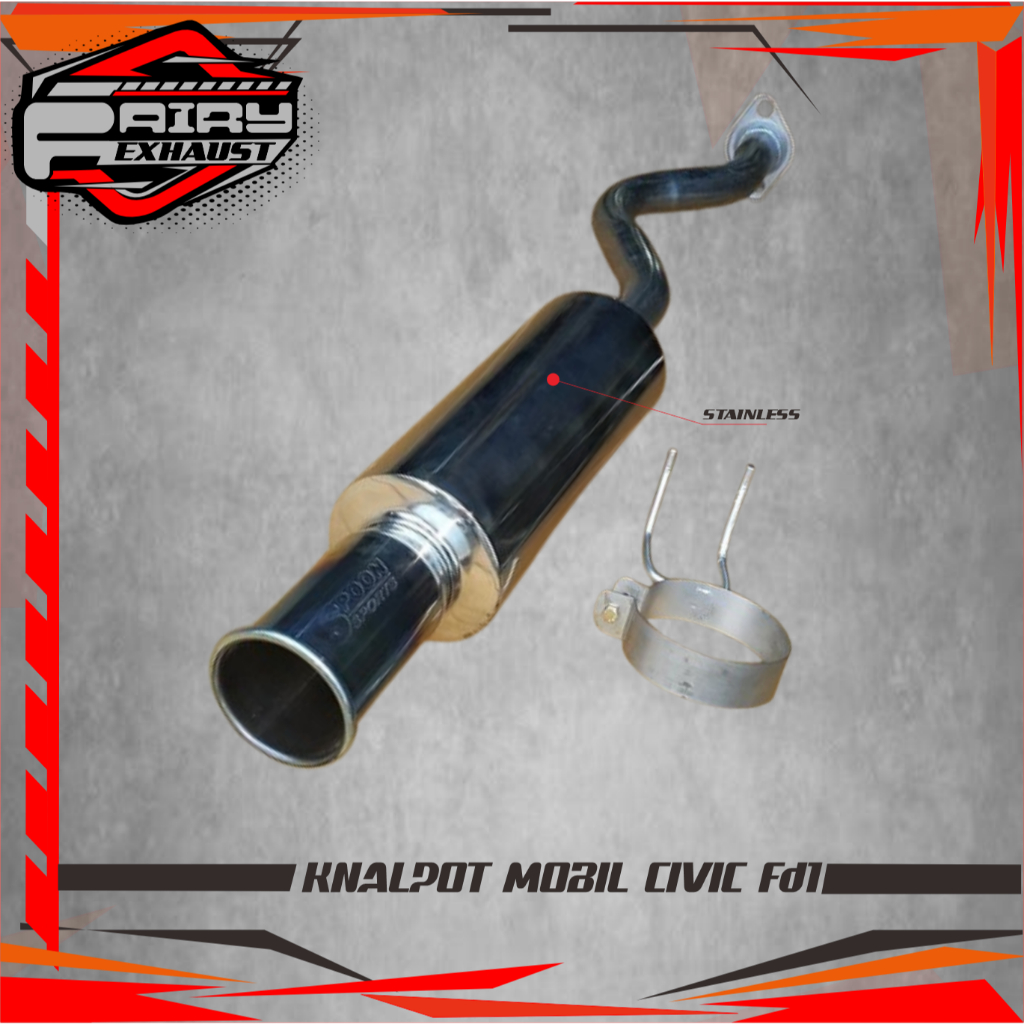 KNALPOT BOLTON MOBIL CIVIC FD1- CIVIC FB