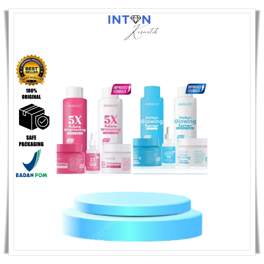 ANIMATE PAKET SKINCARE SERIES | Paket Pouch Instant Whitening | Glowing Barrier