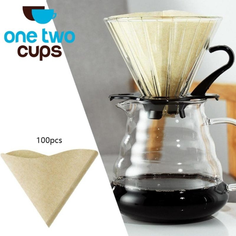 

Kertas Filter Saringan V60 Drip Kopi Size 01 1-2 Cup 100pcs