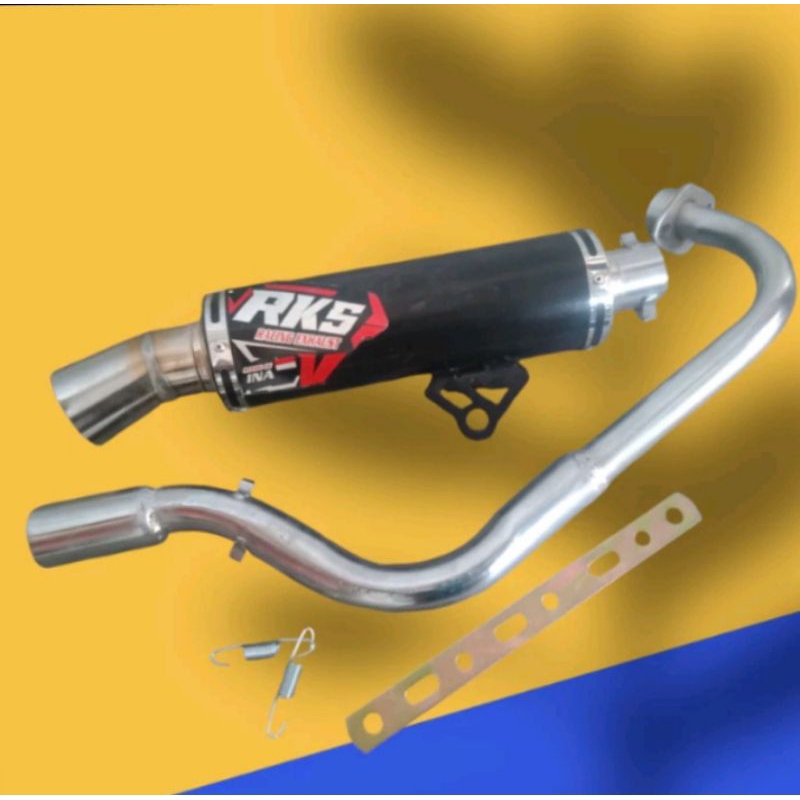knalpot samlong RKS leher cobra kolong beat/beat fi /beat street/beat karbu/beat pop/mio /mio sporty
