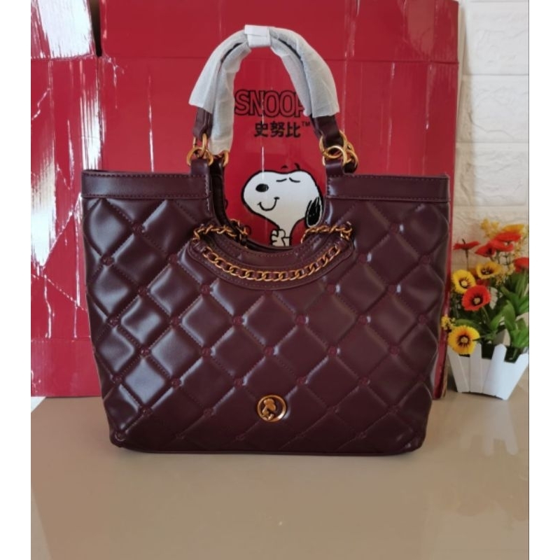Tas Selempang Wanita Snoopy Ori Tote