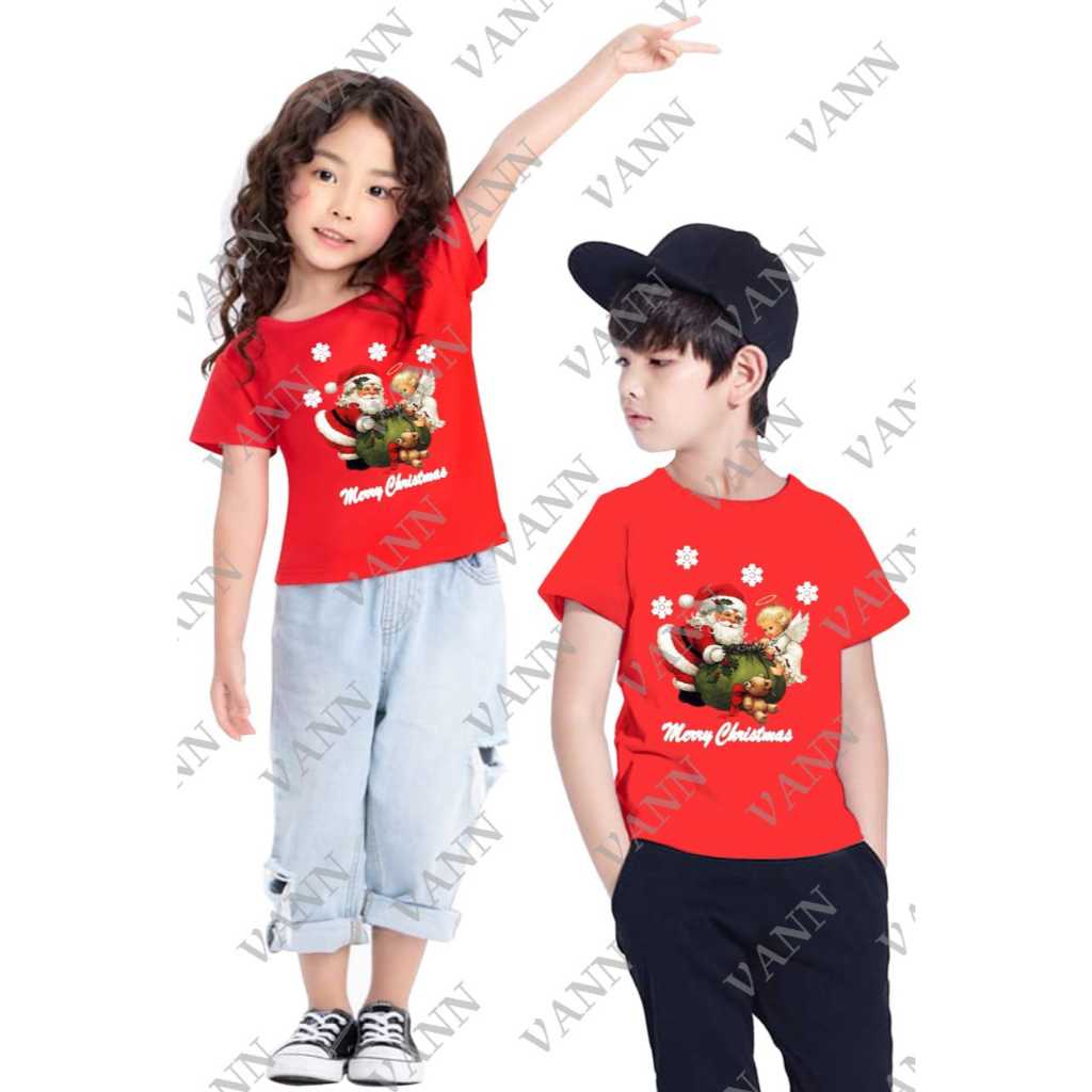 BAJU NATAL /KAOS NATAL ANAK-ANAK/ KAOS NATAL SPESIAL/ KAOS MERRY CHRISTMAS ANAK /PAKAIAN ANAK LAKI-L