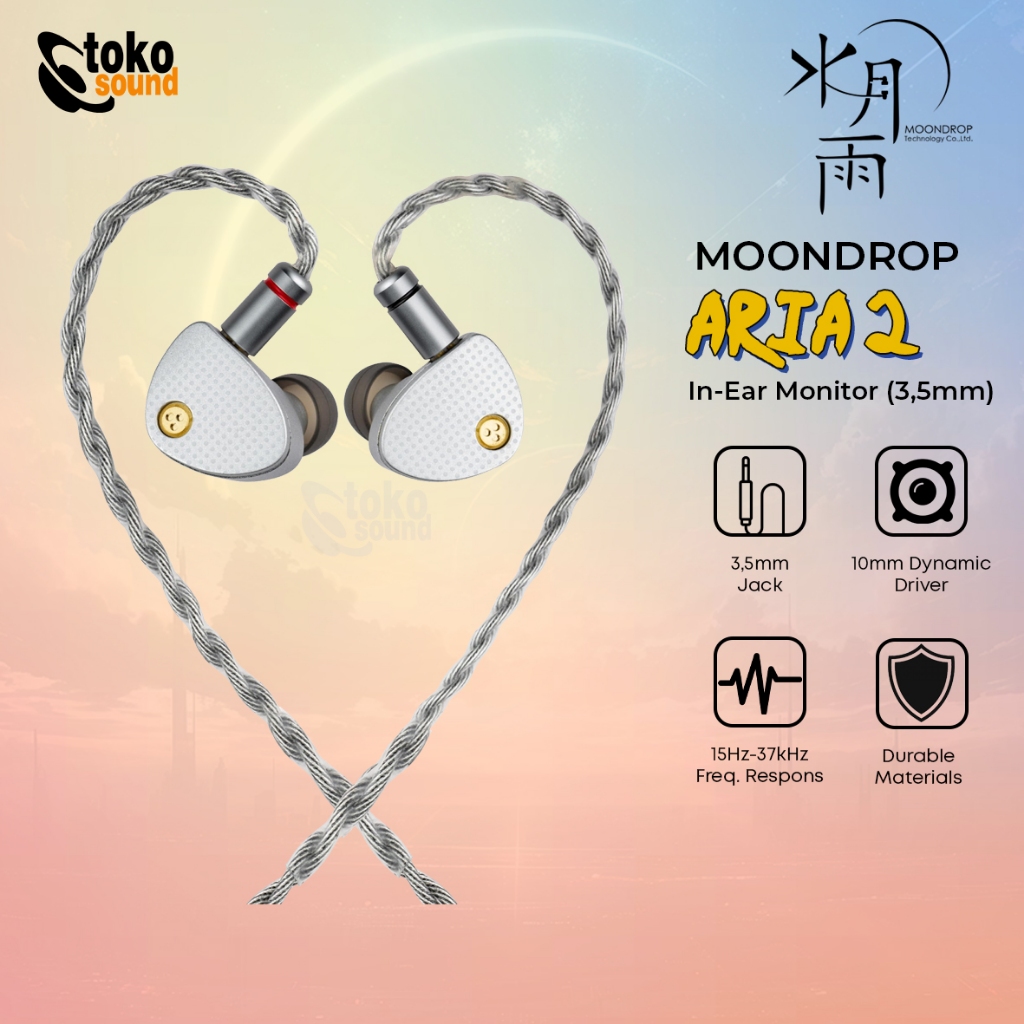 Moondrop Aria 2 Aria II - Diaphragm Driver In Ear Monitor Earphone