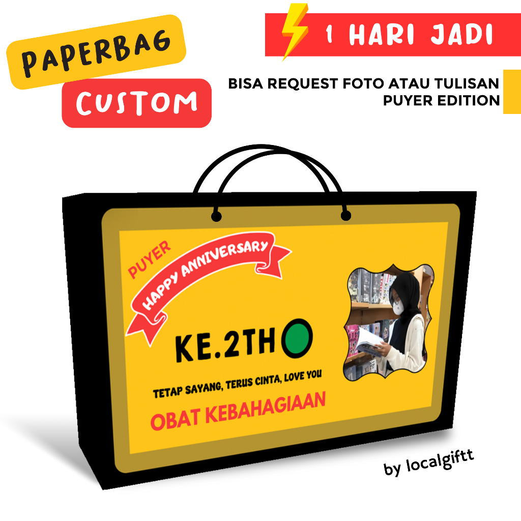 

Paperbag Custom Puyer Edition | Bisa request foto dan tulisan | Paperbag custom | Paperbag lucu | Paperbag Foto | Tas Custom EDITION | Bisa request foto dan tulisan | Paperbag custom | Paperbag lucu | Paperbag Foto | Tas Custom