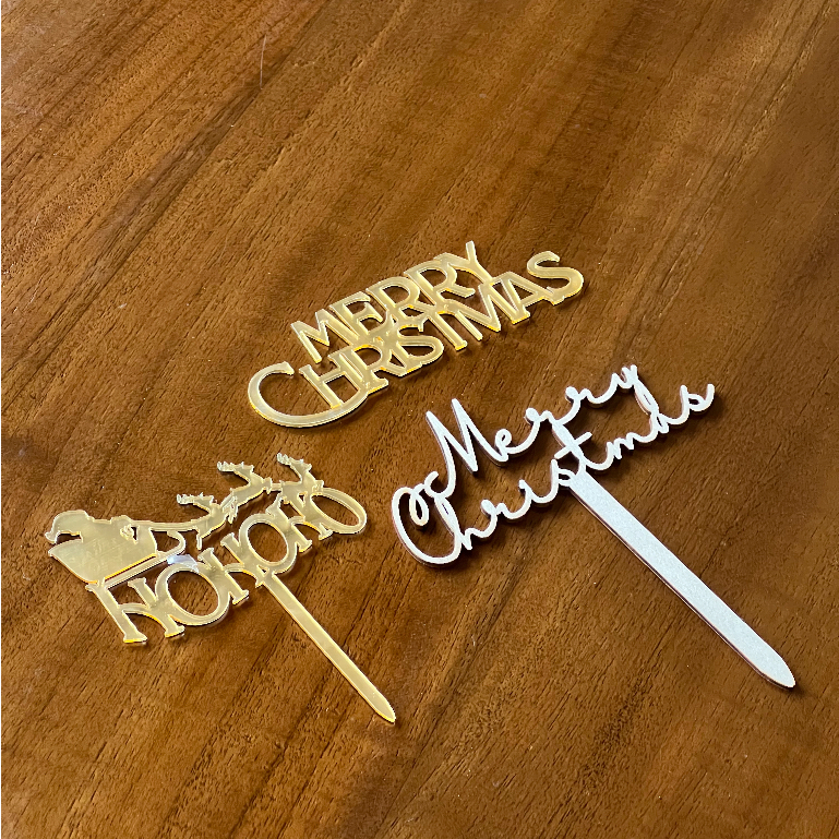 

Cake Topper Natal / Christmas Cake Topper / Hiasan Kue Natal / Dekorasi Kue Natal / Christmas Cake Topper / Topper Christmas / Acrylic Cake Topper / Tusukan Kue Natal / Hiasan Kue Natal / Acrylic Topper Natal