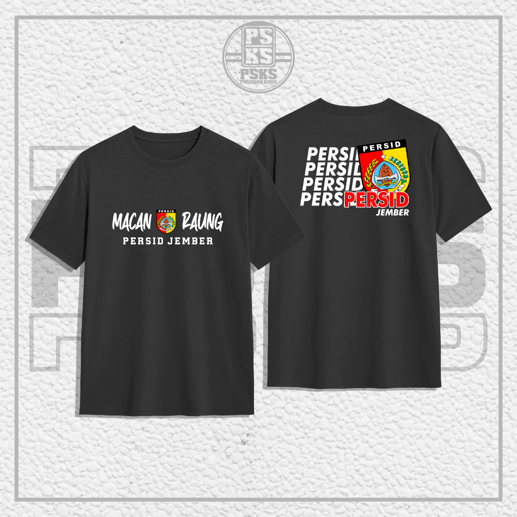 Kaos Supporter Bola PERSID Jember Macan Raung