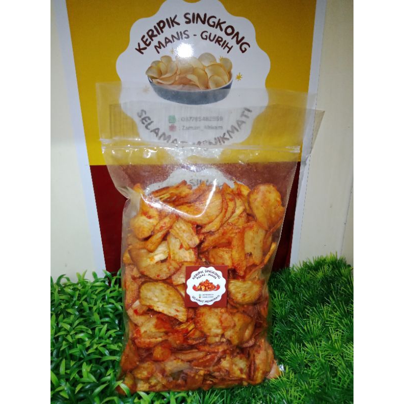 

Kripik singkong pedas manis 500 Gram