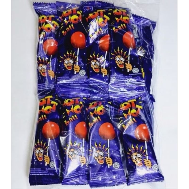 

Permen Hot Hot Pop Ball/Lolipop Hot Hot Pop 1pack isi 16pcs