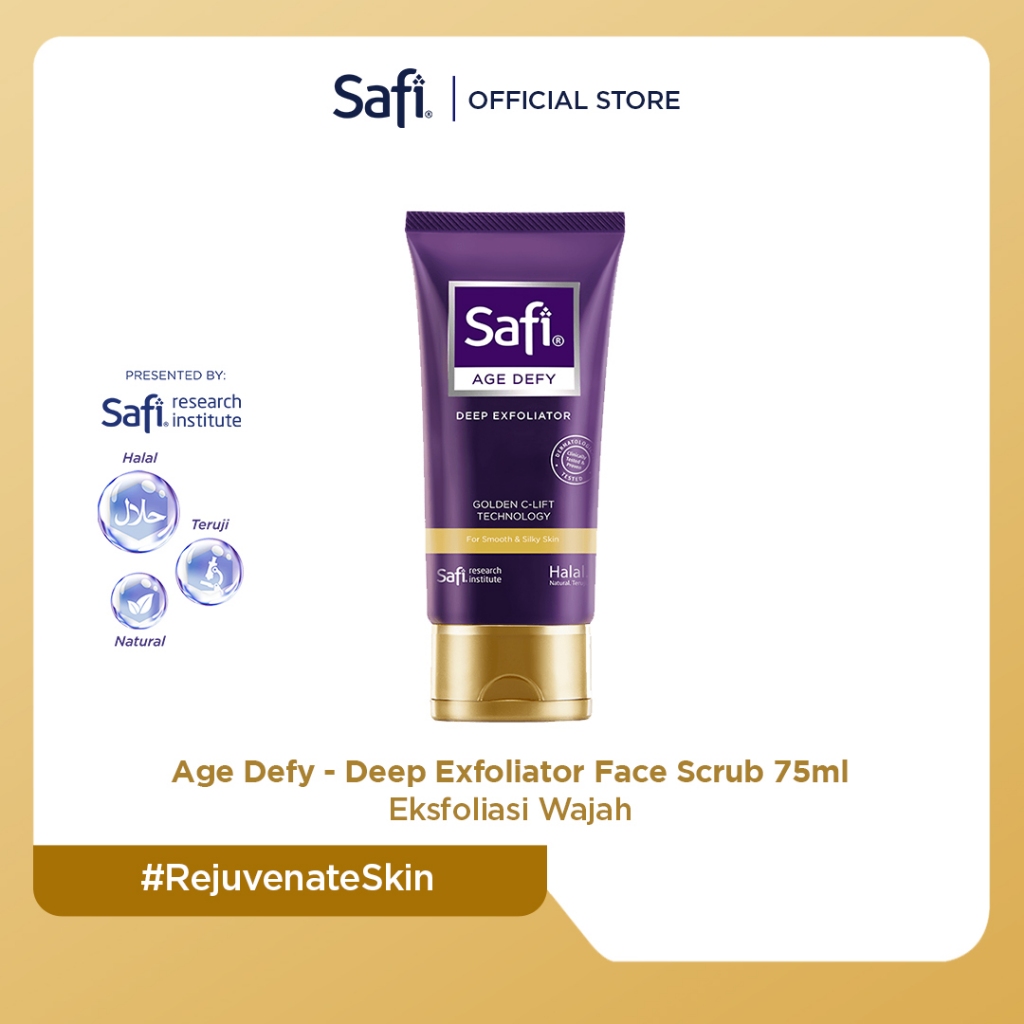 SAFI - Age Defy - Deep Exfoliator 75ml - Eksfoliasi Wajah