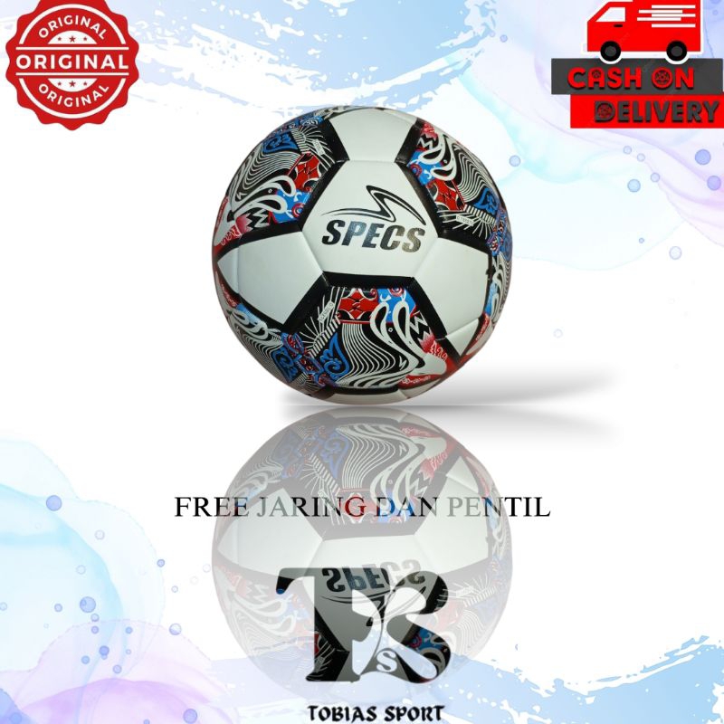 SPECS BOLA SEPAK SPECS ILLUZIONS/ SPECS BATIK UKURAN 5/BOLA LAPANGAN BESAR UKURAN 5