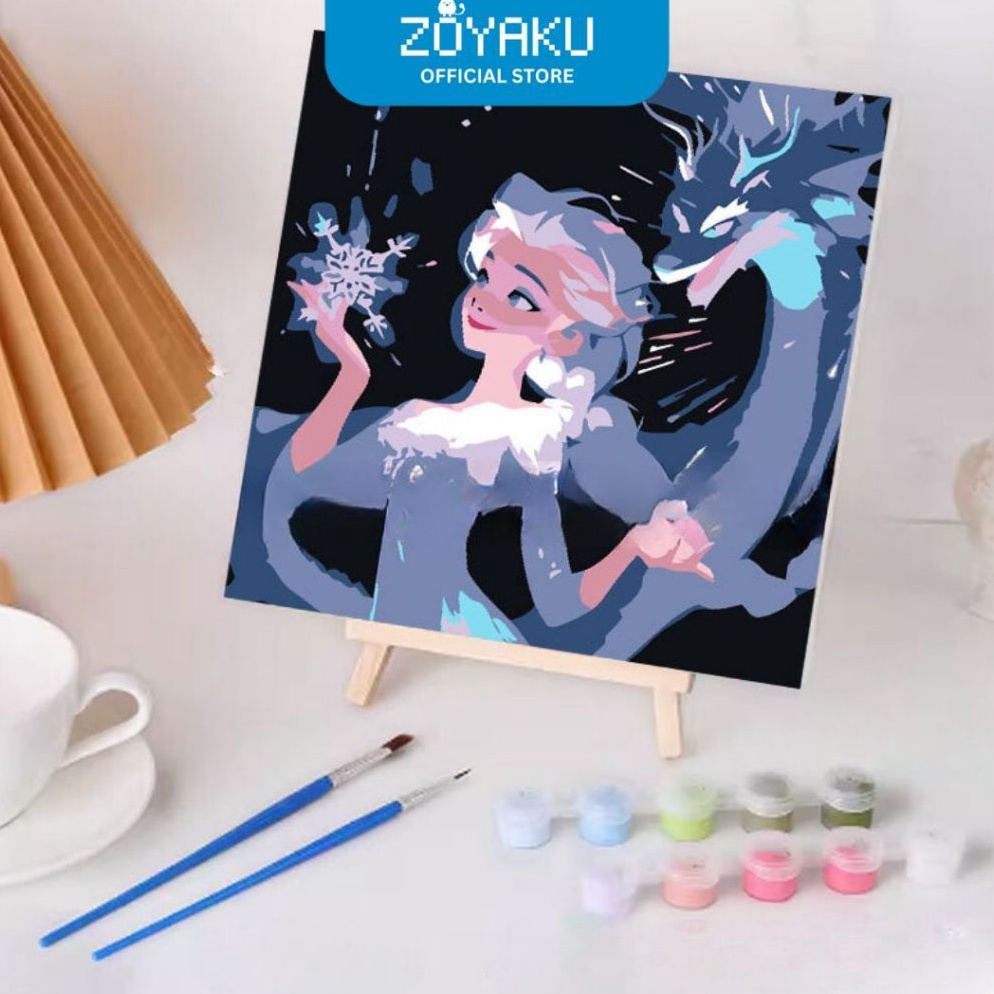 

KODE F22Z Paket Melukis Paint By Numbers Kit Anak Kanvas Gambar Colouring Belajar Mewarnai STY751