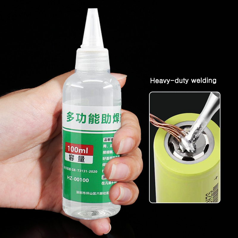 ZYL 100ML Flux Cair Flux Solder Stainless Steel Baterai Nikel Kuningan Tembaga Besi Bearing Solder
