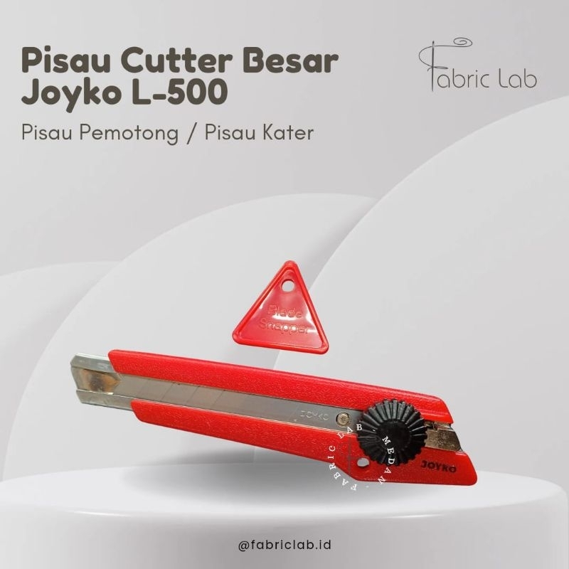 

Pisau Cutter Besar Joyko L-500 Pisau Pemotong Mata Pisau Potong Gunting