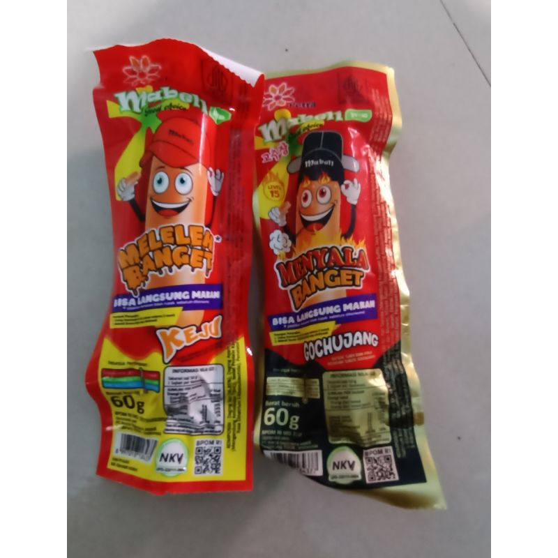 

Sosis langsung makan merk Marbell ukuran 60gr murah