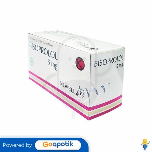BISOPROLOL NOVELL 5 MG BOX 100 TABLET