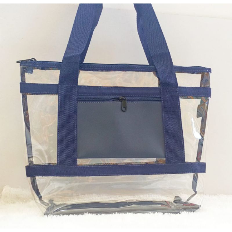 RK Tote bag transparan tas PVC tas kuliah