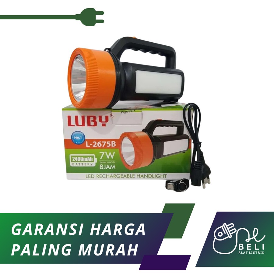 Senter Tangan + Emergency Luby L-2675B
