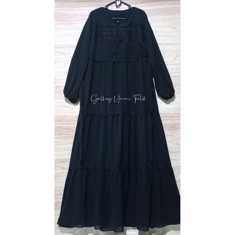 Gamis Ceruty/Gamis Polos/Gamis umroh/Gamis Renda