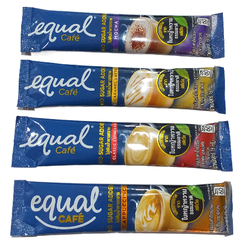 

Equal Cafe No Sugar Added/ Kopi Diet Equal (Sachet)