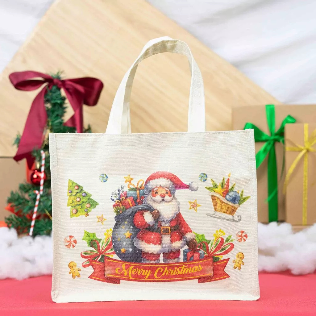 

Ready Stok Natal Hampers Merry Christmas Bahan Polyester T25 P30 Langsung Kirim