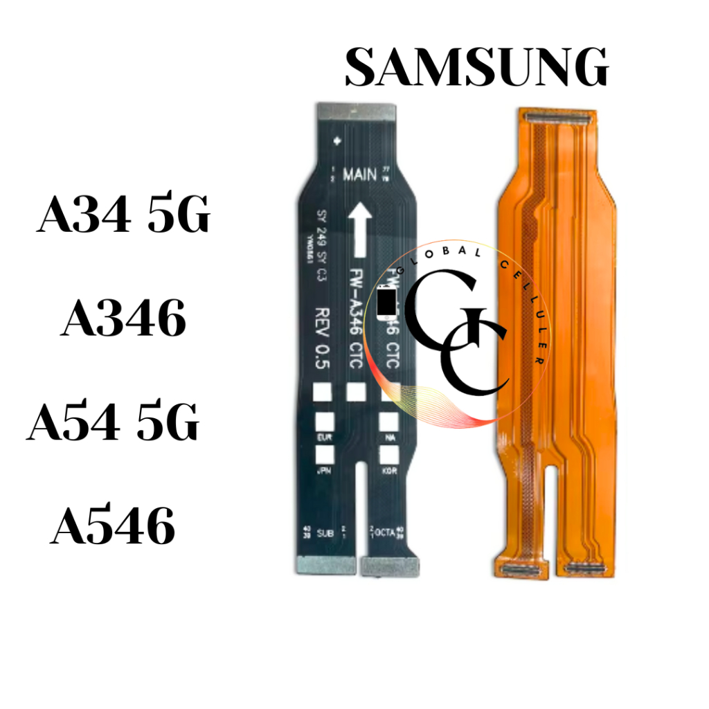 Flexible Board Mesin UI Samsung A34 5G A346 A54 5G A546 Original (Flexible Main Board)