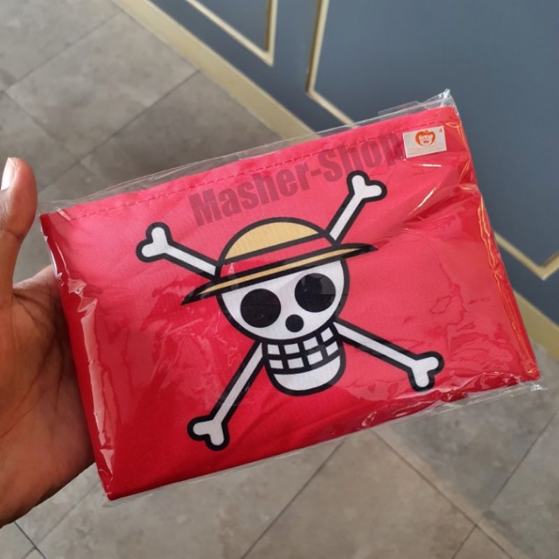 Totebag Taa Belanja Tahi Lalats x One Piece