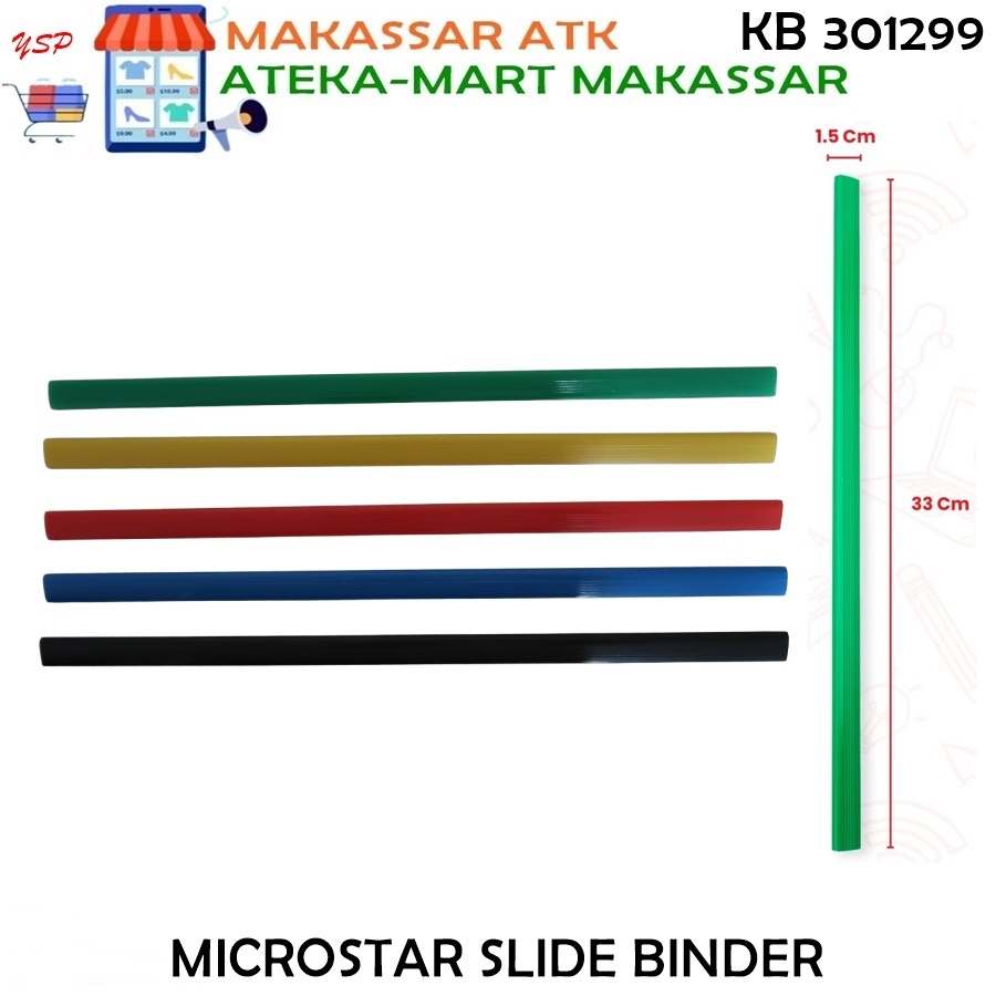 [1PCS] MICROSTAR SLIDE BINDER JILID MAKALAH