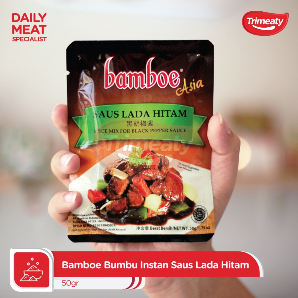 

Bumbu Bamboe Lada Hitam / Bumbu Lada Hitam Instan dan Praktis 50 gr