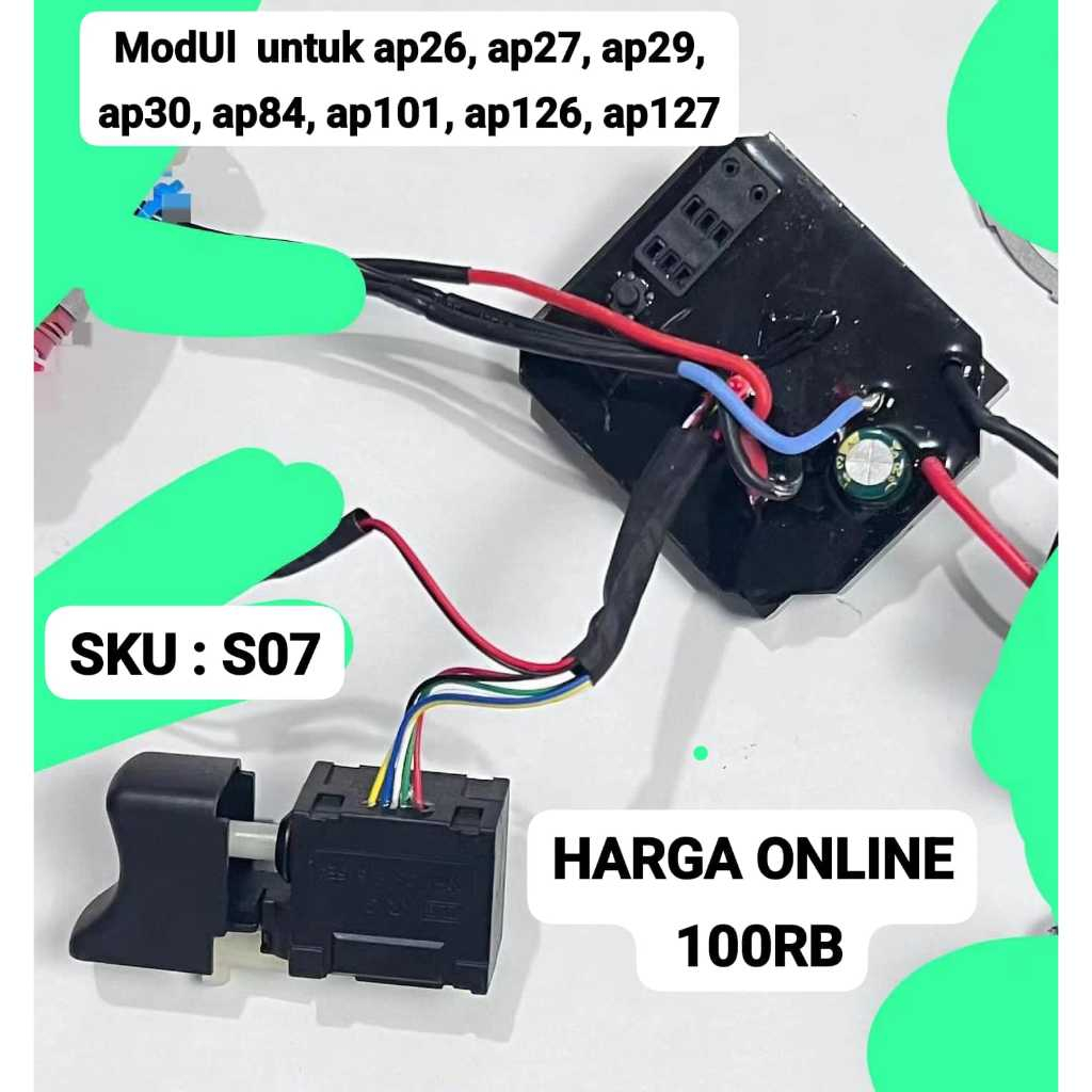 APR JAPAN S07 Modul Untuk Mesin Impact Wrench APR Yg seri Standart.