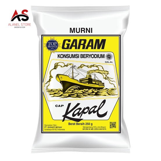 

Garam Cap Kapal ukuran 250 gram