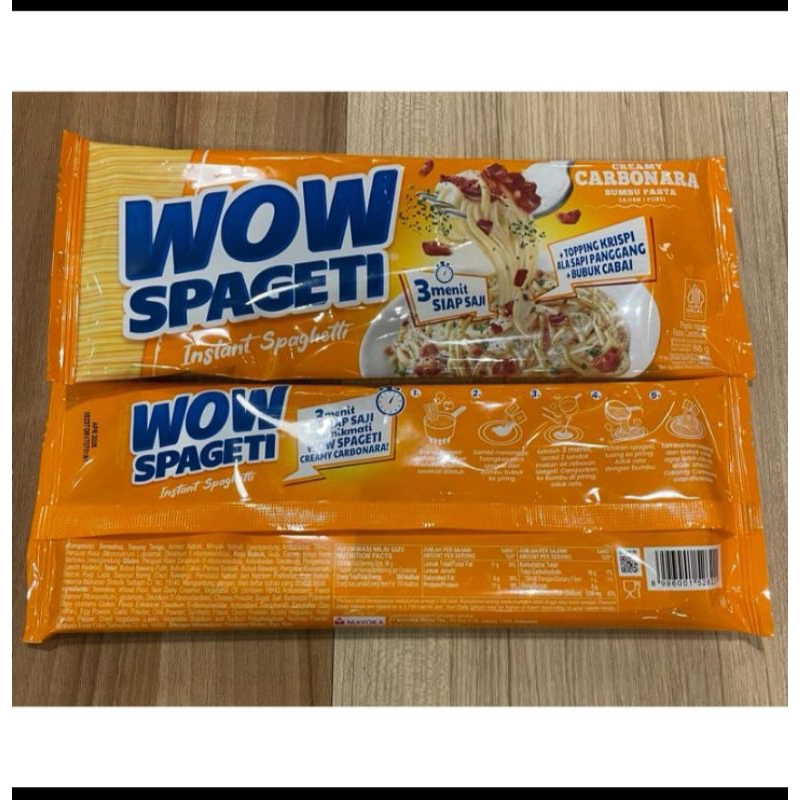 

Spageti WOW Spageti Instan Berbagai Rasa DISKON HEMAT