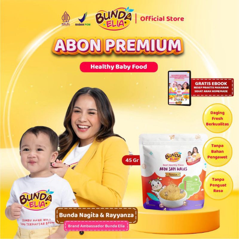 

Bumbu Bunda Elia Abon Sapi MPASI / Abon Ayam / Abon MPASI / Abon Bayi