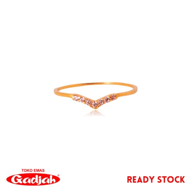 Cincin Emas Nora Pink - Toko Emas Gadjah