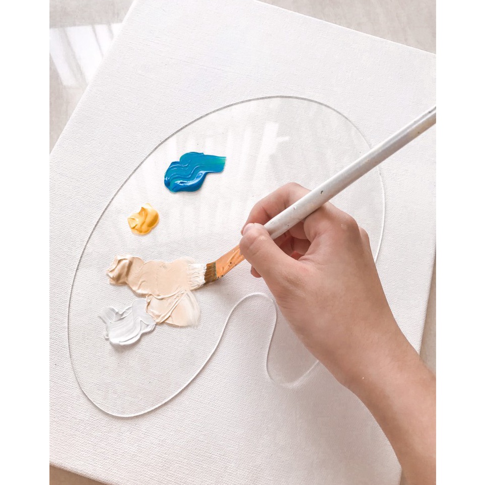 

KODE W1V Acrylic Palette Palet Bening Akrilik ByPainters 29x185Cm 2mm