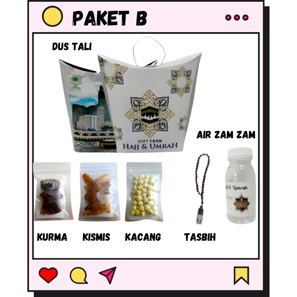 

Paket oleh-oleh haji dan umroh paket dus teng-teng paket dus tali