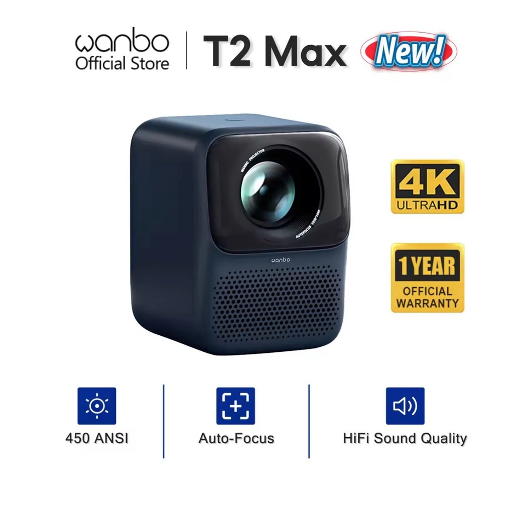 Wanbo T2 Max New Portable Mini Projector